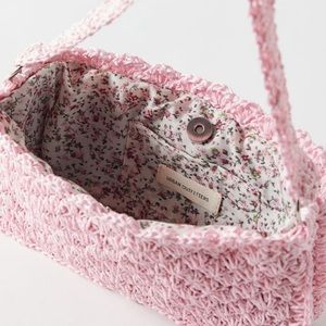 Urban Outfitters Penny Crochet Baguette Bag
